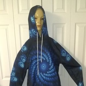 Hip hop hoodie two piece outfit